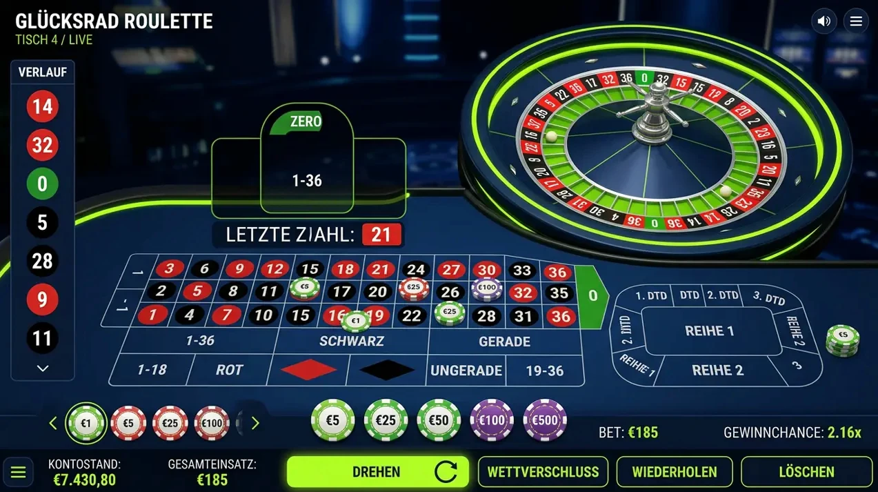 Tischspiele · NightBet