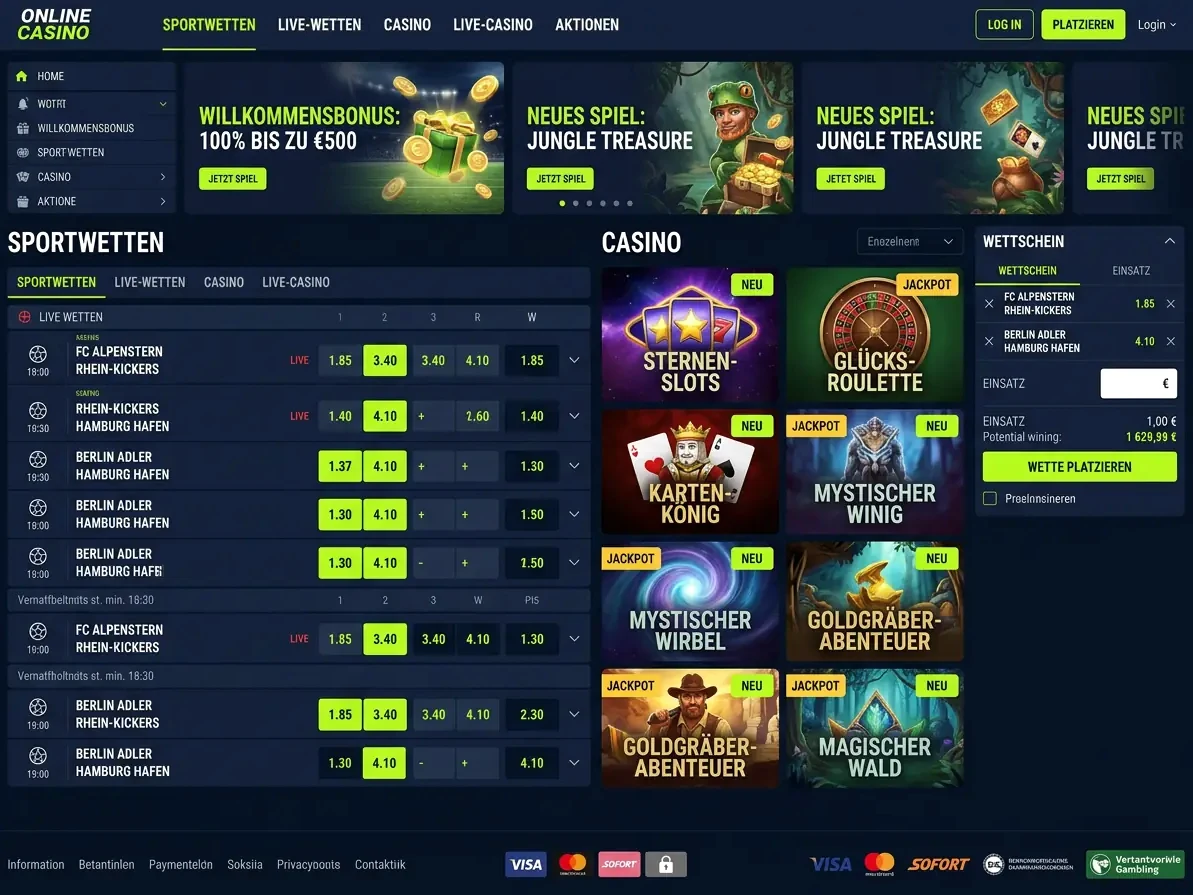 NightBet — Spiele und Quoten